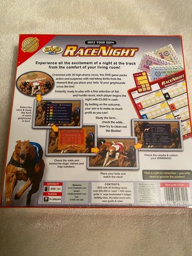 Race night Dvd game