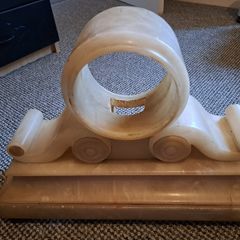 Alabaster clock case