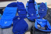 Bugaboo Cameleon Blue fabrics in swords