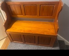 Monks Bench with storage