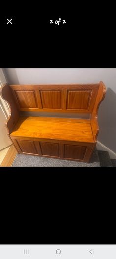 Monks Bench with storage