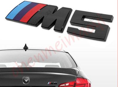 M5 Bmw Car 3D ABS Trunk Letters Logo M Sport Proframance Badge Bmw Sticker NEW 5 Series 525li 530li 540i M Logo Car Displacement Sticker