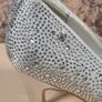 Womens Amy Huberman Bourbon Cluney Brown High Heels Stilettos  Silver Diamontes Size Uk 6.5 Eu 40 LIKE NEW Image 8
