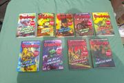9 x Goosebumps books.