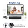 BRAND NEW Speakers Desktop PC Computer Speaker Portable Mini Soundbar HiFi Stereo Sound Music MP3 Player Speaker AUX Input Image 5