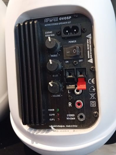 Powered speakers