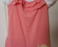 Bluezoo Dungarees Romper Set 6-9 months New