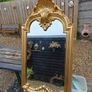 Vintage Gold Arch Framed Mirror Image 3