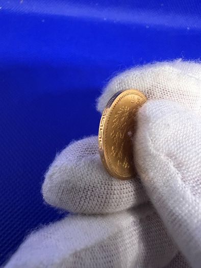 1902 Russian 5 Roubles gold coin