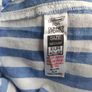 Dunnes Stores Blue and White Striped Long Sleeve Shirt Size M Image 8