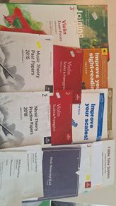 Grade 1 to grade 3 violin books