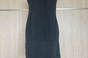 Black Linen Shift Dress