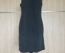 Black Linen Shift Dress