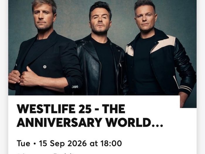 Westlife 25 - The Anniversary World Tour