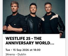 Westlife 25 - The Anniversary World Tour