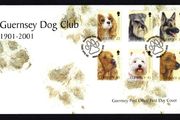 2001 Guernsey Centenary of Guernsey Dog Club Commemorative Stamps Official First Day Cover (FDC)