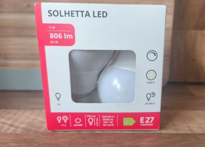 Light LED Bulb Warm White E27