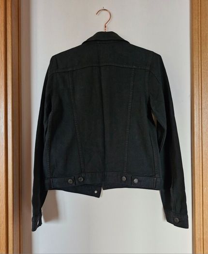 GAP denim jacket black size XS