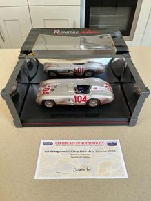 Mercedes 300 SLR 1/18 Dirt Version Signed by Stirling Moss COA
