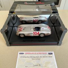 Mercedes 300 SLR 1/18 Dirt Version Signed by Stirling Moss COA
