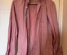 Via Veneto Striped Shirt - Men's Size Small