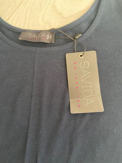 BNWT Savida Navy Scoop Neck Mini Dress Size 12