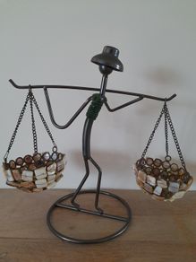 Small candle holder ornament