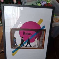 beatles framed picture