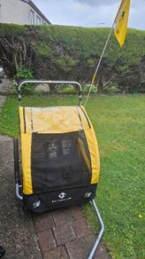 M-Wave Stalwart 3-in-1 Double Child Bike Trailer & Jogging Stroller (Like New)