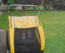 M-Wave Stalwart 3-in-1 Double Child Bike Trailer & Jogging Stroller (Like New)