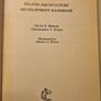 I Land. Aquaculture Development Handbook. By David R. Buckley And Christopher T. Hrusa. Paperback. In Good Condition. Image 3