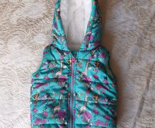 Padded Gilet With Hood 9-12M