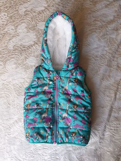 Padded Gilet With Hood 9-12M