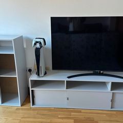 Tv unit+book shelf