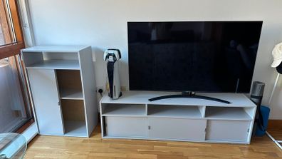 Tv unit+book shelf