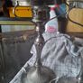 vintage pair of silver plate lamps Image 4