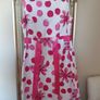 Beautiful size 10 BN white & pink dress Image 4