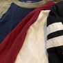 3 x Long Sleeve Baseball Style Tshirts Image 3