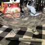 Vintage Art Deco Oval Bowl with Legs Image 7
