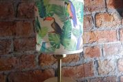 New birds of paradise themed lamp