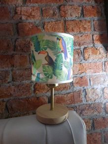 New birds of paradise themed lamp
