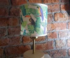 New birds of paradise themed lamp