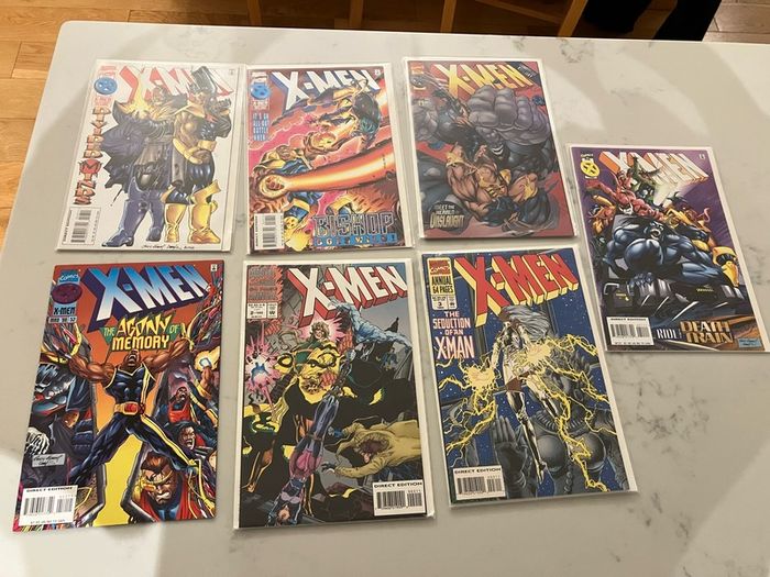 X-Men comics, Marvel, issues 1 - 52 from 1991.