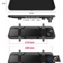 Dash Cam Touch GPS WIFI 24h Night Vision 10 Inch 2.5K Mirror Sony Camera Car DVR Black Box 70mai Dashcam Image 7