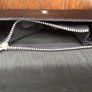 Vintage Black satin and beaded clutch bag Image 8