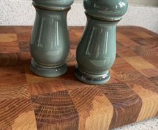 Denby Regency Green Salt and Pepper Set