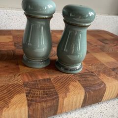 Denby Regency Green Salt and Pepper Set
