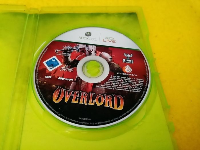 Overlord Xbox 360 games Original
