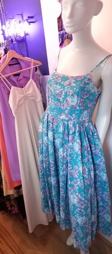 Laura Ashley 1980s Vintage Dress