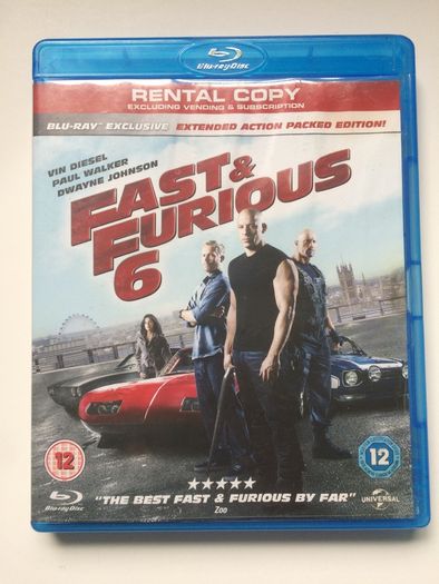 Fast & Furious Movies 1-7 [Blu-ray Movie] Paul Walker & Vin Diesel [Blu-ray Movie]